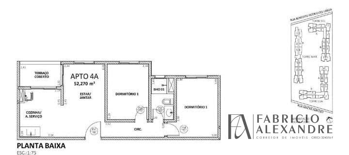 Apartamento à venda com 2 quartos, 1 banheiro, 1 vaga e 52m² no Jardim Bosque das Vivendas, São José do Rio Preto (SP) — foto 3 de 5