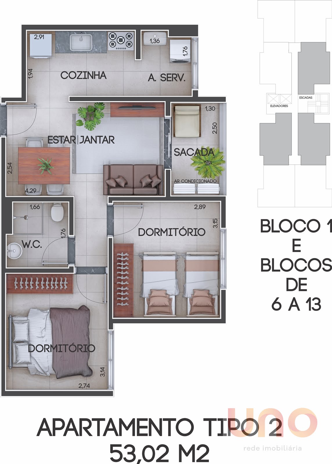 Apartamento à venda com 2 quartos, 1 suíte, 1 vaga e 65m² no Vila Planalto, Campo Grande (MS) — foto 8 de 16