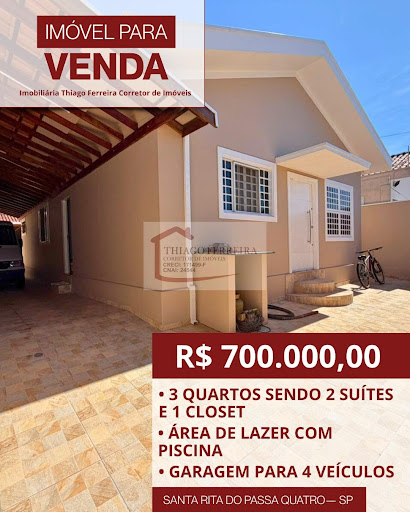 Casa em Bela Vista  -  Santa Rita do Passa Quatro