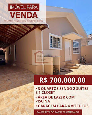Casa em Bela Vista  -  Santa Rita do Passa Quatro