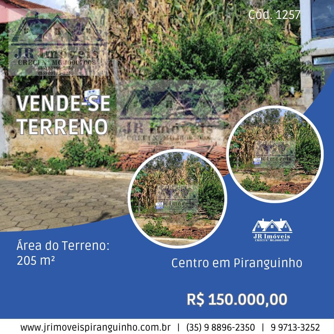 Terreno à venda com 205m² de terreno no Centro, Piranguinho (MG) — foto 2 de 7