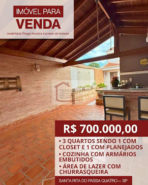 Casa em Centro  -  Santa Rita do Passa Quatro
