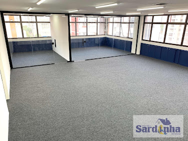 Sala Comercial 130m² para Alugar no Brooklin Novo - SP