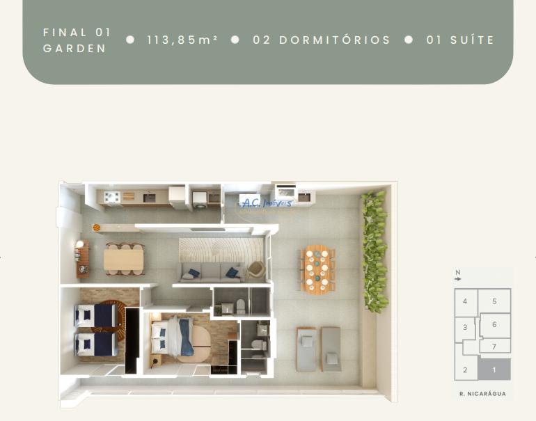 Apartamento à venda com 2 quartos, 1 suíte, 1 vaga e 56m² no Guilhermina, Praia Grande (SP) — foto 28 de 28
