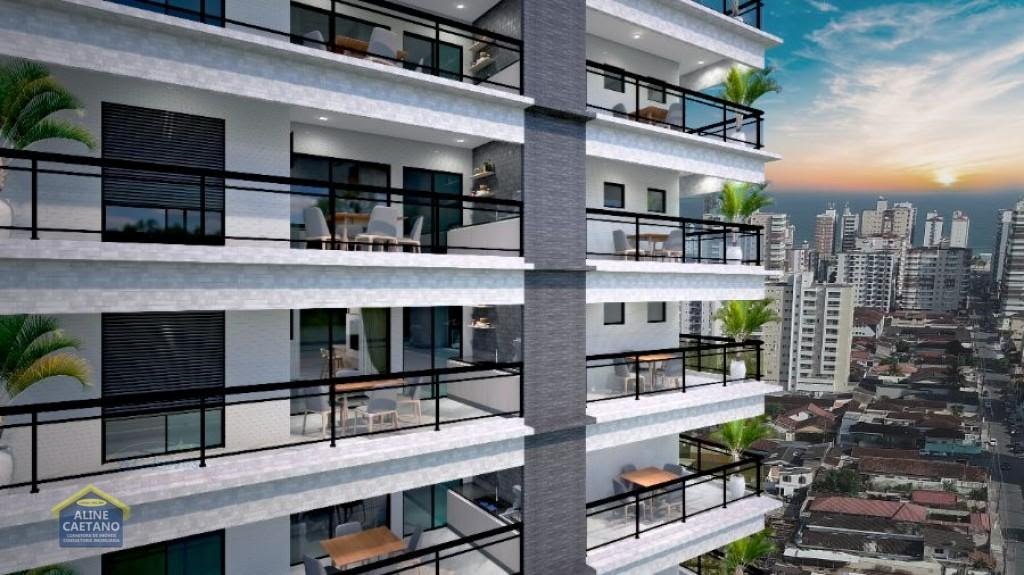 Apartamento à venda com 2 quartos, 2 banheiros, 1 vaga e 90m² no Guilhermina, Praia Grande — foto principal