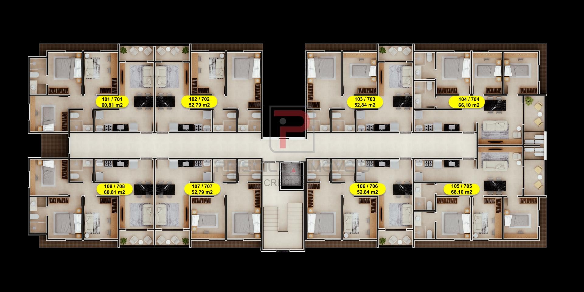 Apartamento à venda com 2 quartos, 1 vaga e 52m² no Praia do Poço, Cabedelo (PB) — foto 12 de 13