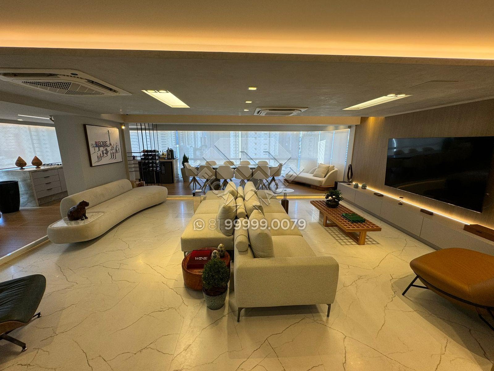 Apartamento à venda com 4 quartos, 4 suítes, 3 vagas e 295m² no Parnamirim, Recife (PE) — foto 3 de 13