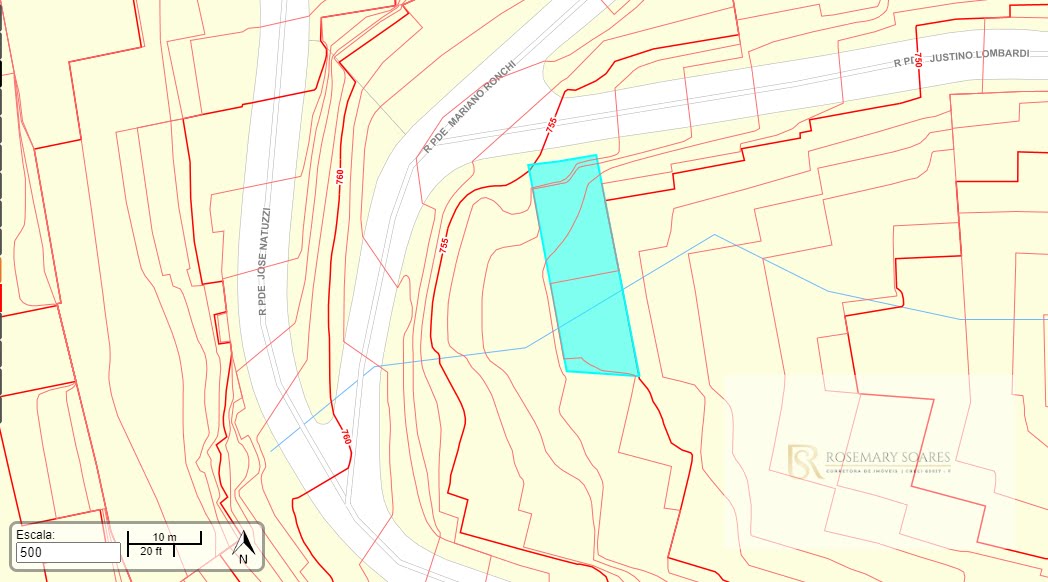 Demarcação topográfijca