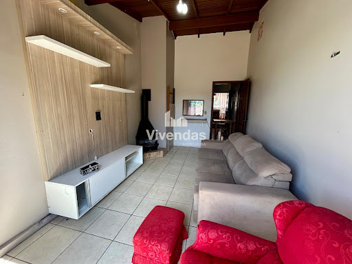 Sala com lareira 
