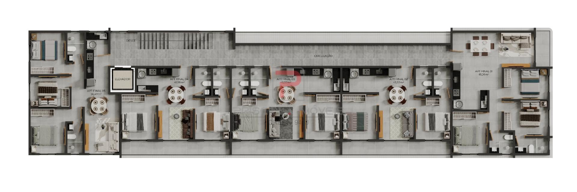 Apartamento à venda com 3 quartos, 1 suíte, 1 vaga e 61m² no Jardim Oceania, João Pessoa (PB) — foto 16 de 20