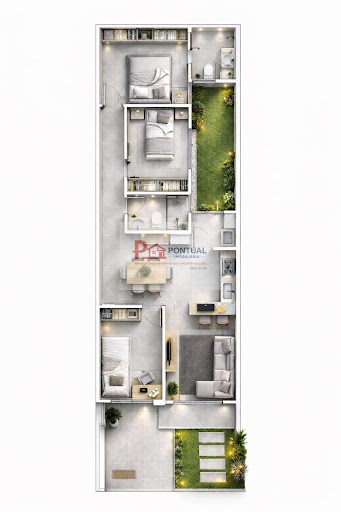 Casa Geminada em Jardim Primavera  -  Coronel Fabriciano