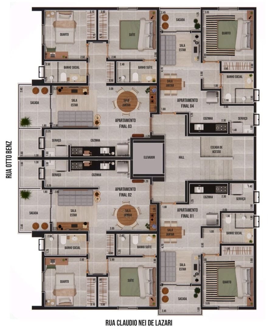 Apartamento à venda com 2 quartos, 1 suíte, 1 vaga e 67m² no Nova Ribeirânia, Ribeirão Preto (SP) — foto 4 de 12