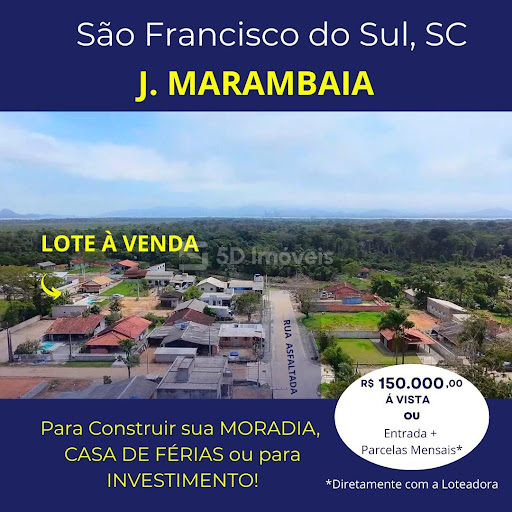 Lote / Terreno - 363m² - Itaguaçu - São Francisco do Sul, SC