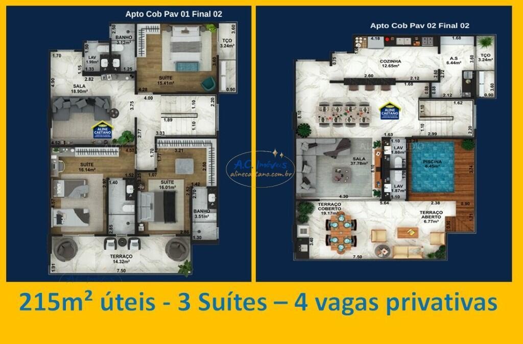Apartamento à venda com 2 quartos, 1 suíte, 2 vagas e 82m² no Guilhermina, Praia Grande (SP) — foto 8 de 20