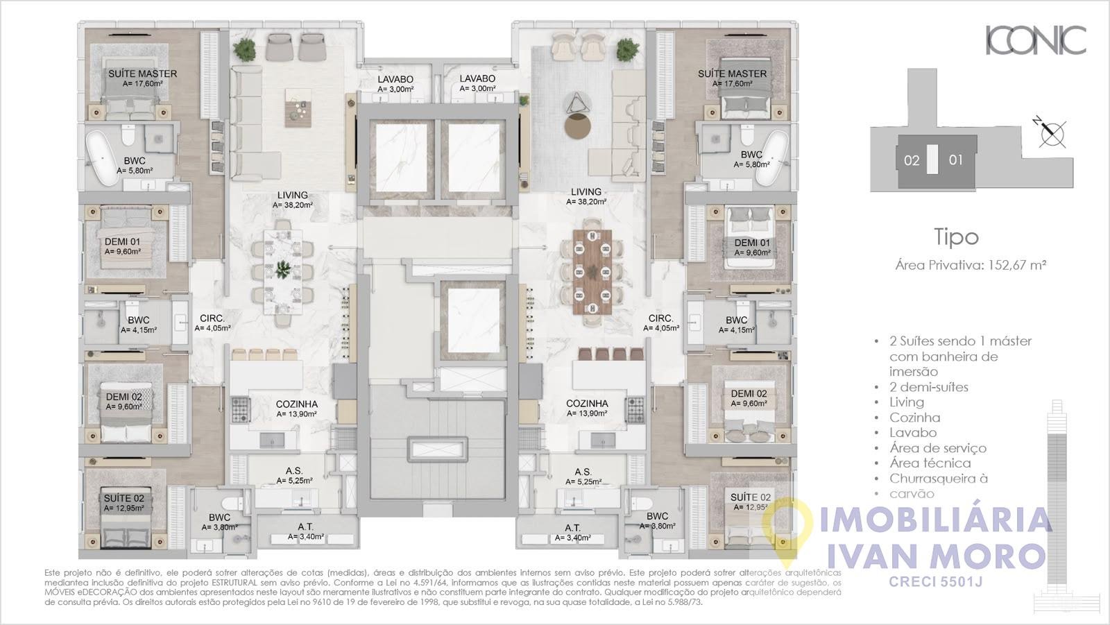Apartamento à venda com 4 quartos, 4 suítes, 3 vagas e 268m² no Pioneiros, Balneário Camboriú (SC) — foto 26 de 30