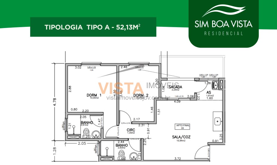 Apartamento para alugar com 2 quartos, 1 suíte, 1 vaga e 52m² no Jardim Magalhães, São João da Boa Vista (SP) — foto 18 de 30