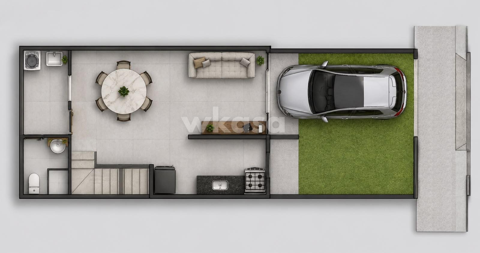 Casa à venda com 2 quartos, 1 suíte, 1 vaga e 67m² no Jacaraipe, Serra (ES) — foto 4 de 6