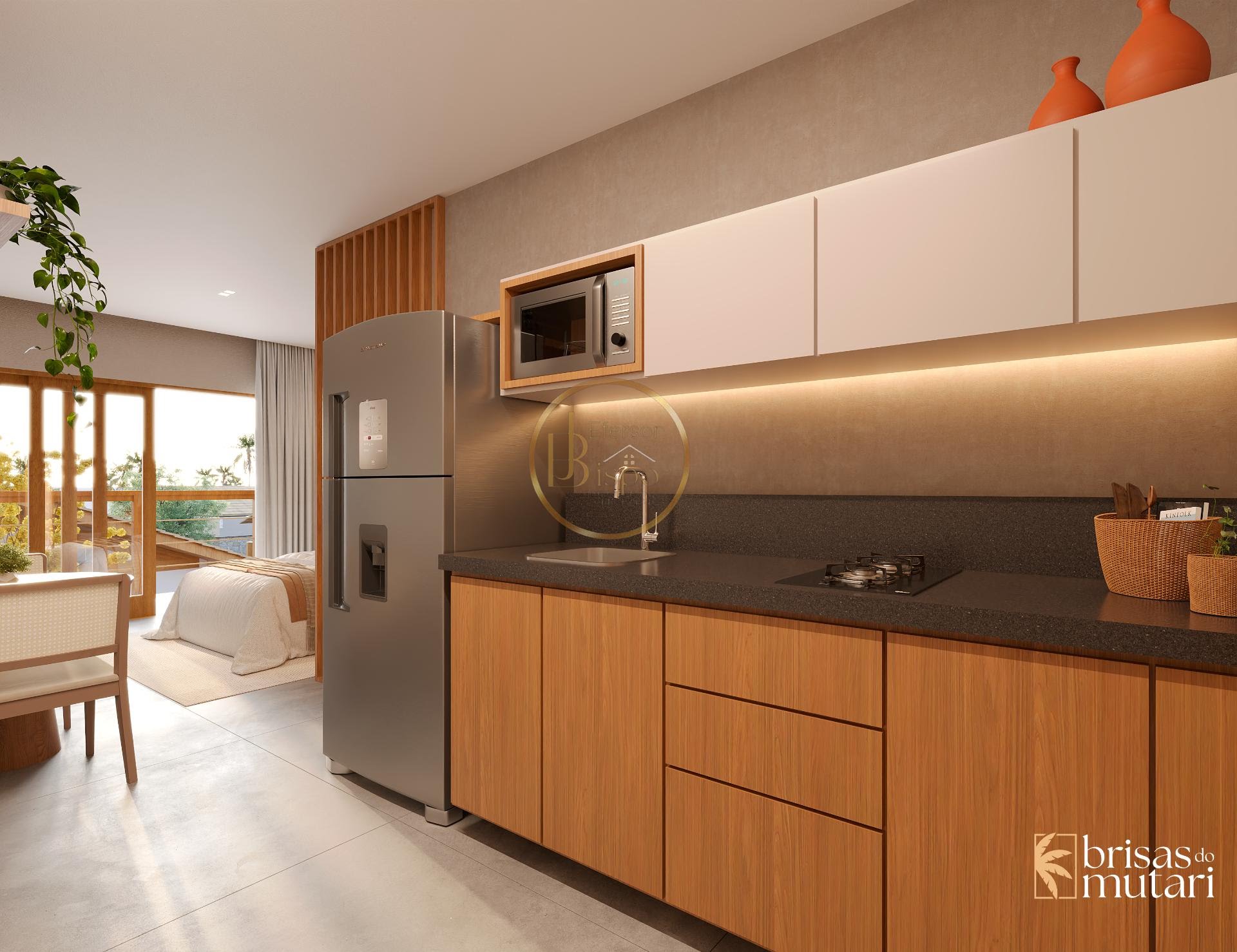 Studio à venda com 1 suíte, 1 vaga e 40m² no Praia dos Lenções, Santa Cruz Cabrália (BA) — foto 9 de 11