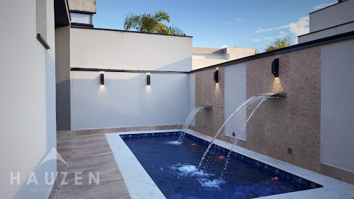 Piscina com aquecimento solar 