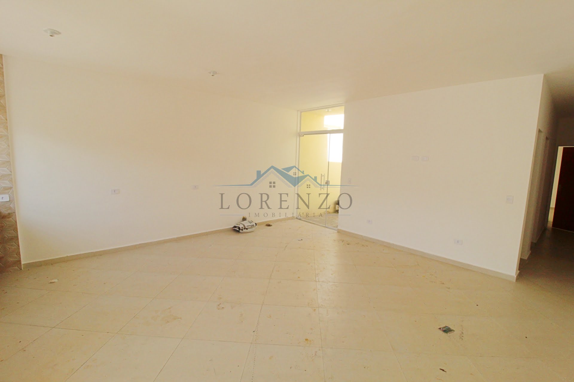 Sala de estar e cozinha