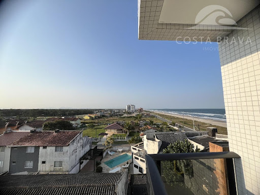 Última unidade! Apartamento com vista para o mar da sacada.