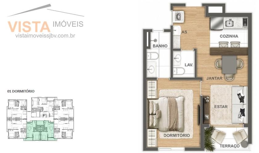 Apartamento à venda com 2 quartos, 1 suíte, 1 vaga e 57m² no Jardim Santa Clara, São João da Boa Vista (SP) — foto 17 de 18