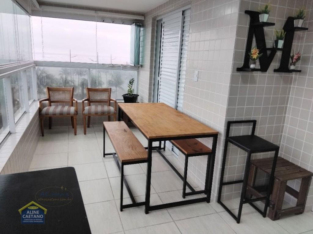Apartamento à venda com 3 quartos, 2 banheiros, 2 vagas e 106m² no Nova Mirim, Praia Grande — foto principal