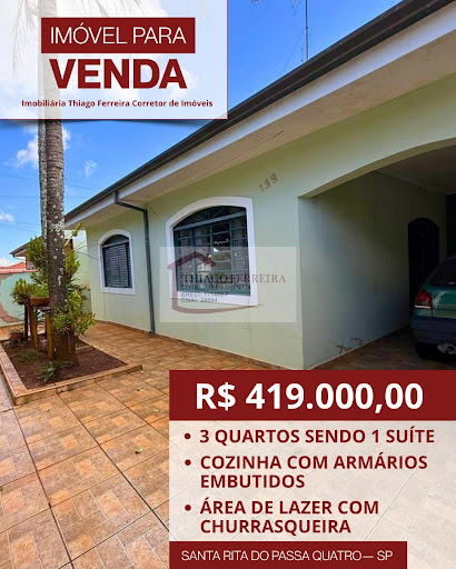 Casa em Bela Vista  -  Santa Rita do Passa Quatro