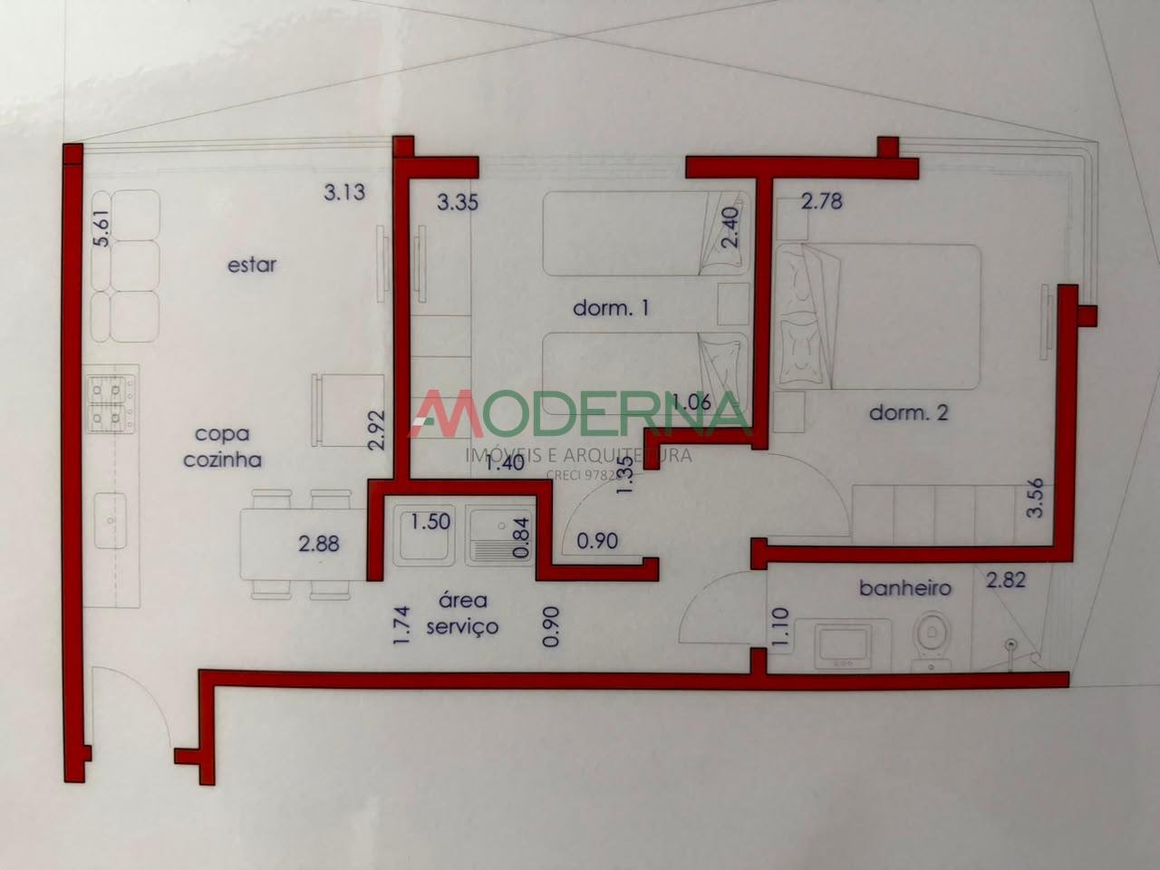 Apartamento à venda com 2 quartos, 1 banheiro, 1 vaga e 52m² no Nova Gerty, São Caetano do Sul (SP) — foto 12 de 12