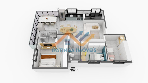 Apartamento à venda em Ferroviários, Ipatinga | 3 quartos