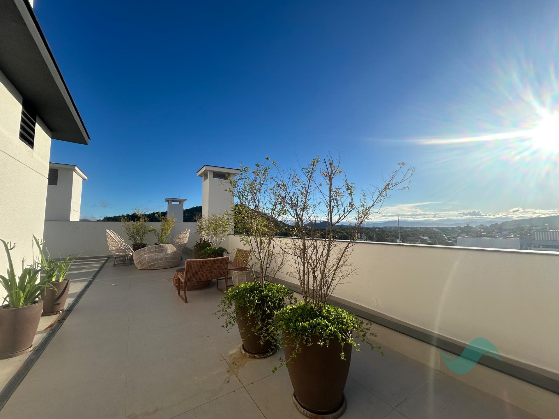 Terraço no ático