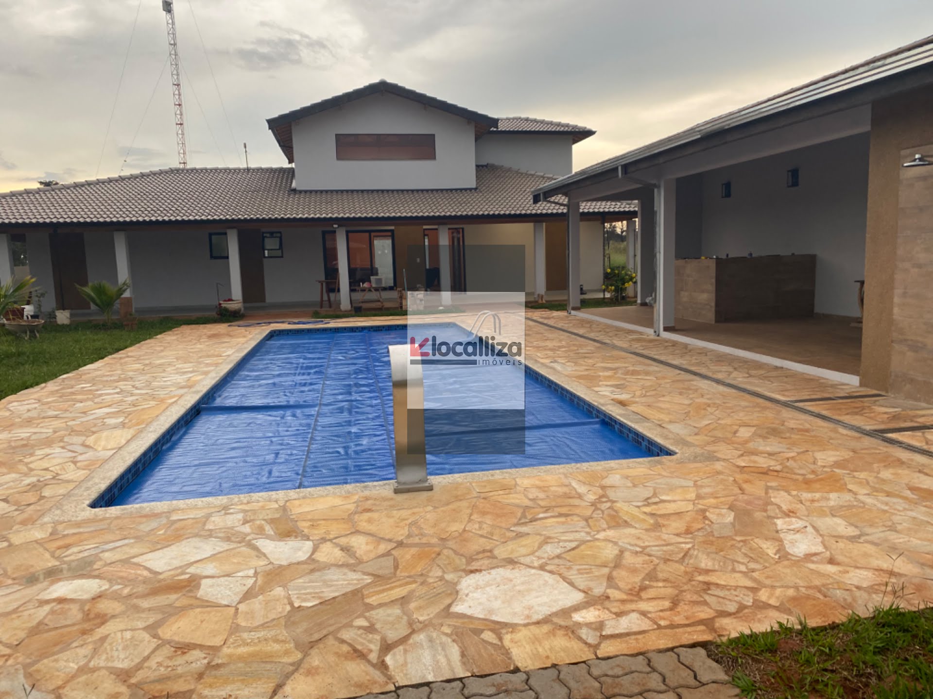 Vista da piscina