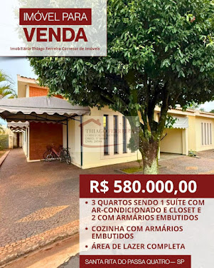 Casa em Condomínio Golden Park  -  Santa Rita do Passa Quatro