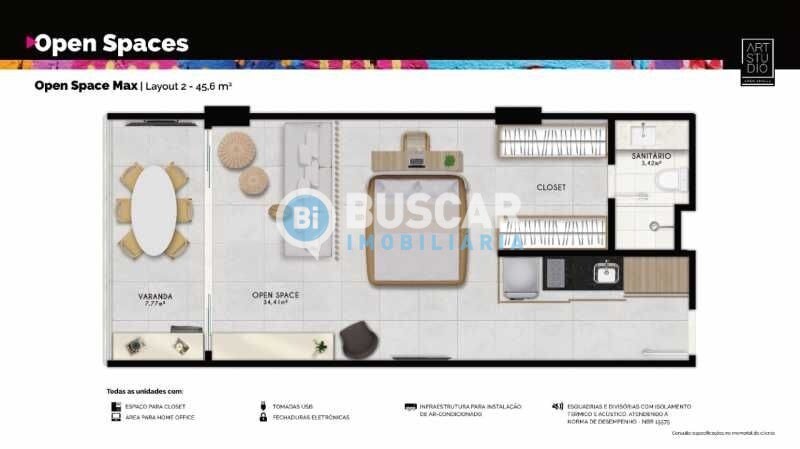 Apartamento à venda com 1 quarto, 1 suíte e 1 vaga no Armação, Salvador (BA) — foto 20 de 23