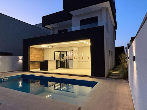 Vista da Área Gourmet e Piscina