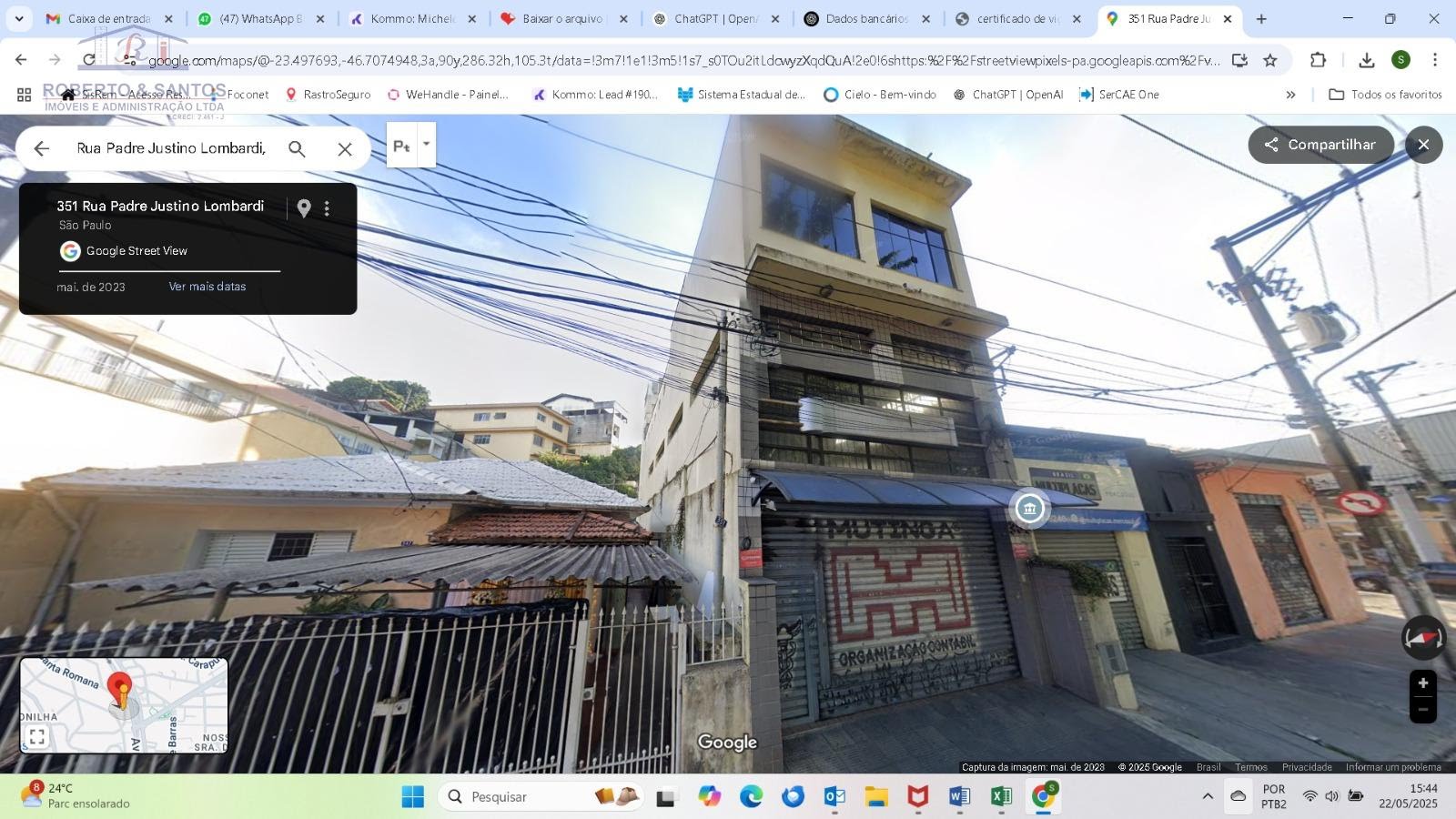 Prédio, outra vista