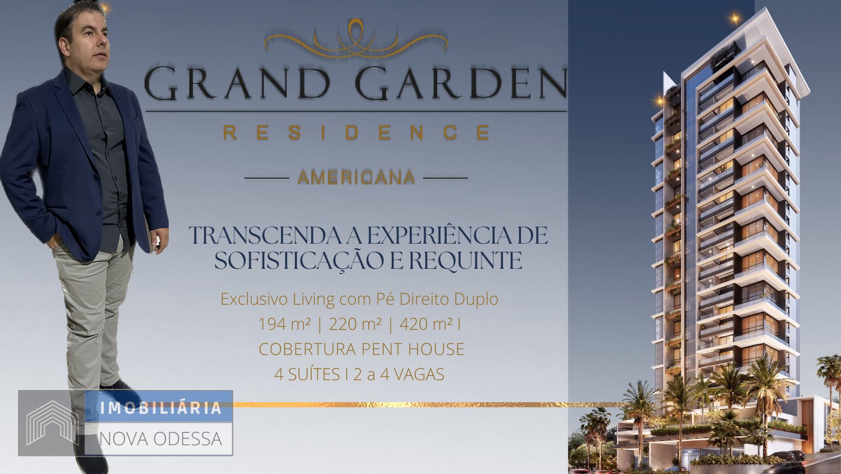 Grand Garden Americana - c/ 4 quartos 191 a 220m² Vila Medon