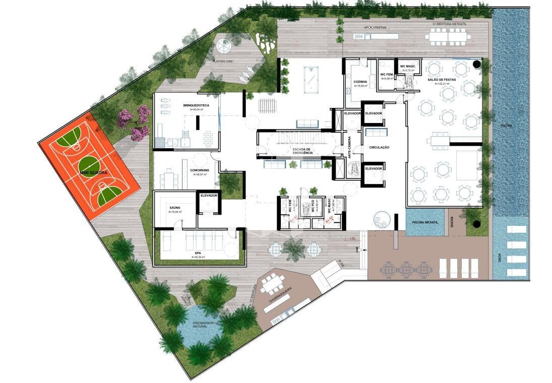 Apartamento à venda com 4 quartos, 4 suítes, 4 vagas e 245m² no Jardim Goiás, Goiânia (GO) — foto 4 de 6