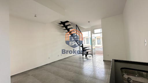 Cozinha com sala totalmente integrada