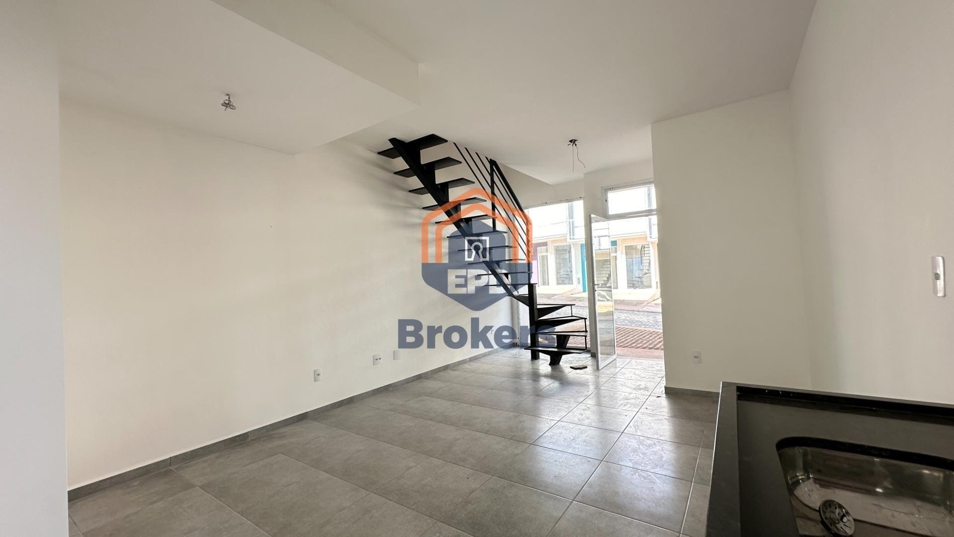 Cozinha com sala totalmente integrada