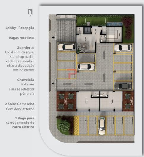 Apartamento à venda com 1 quarto, 1 banheiro, 1 vaga e 26m² no Poço, Cabedelo (PB) — foto 8 de 11