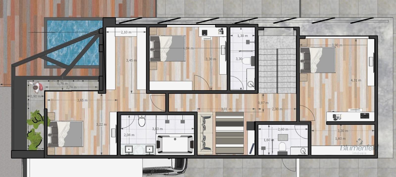 Casa para alugar com 3 quartos, 3 suítes, 4 vagas e 300m² no Condomínio Real Park, Arujá (SP) — foto 7 de 11