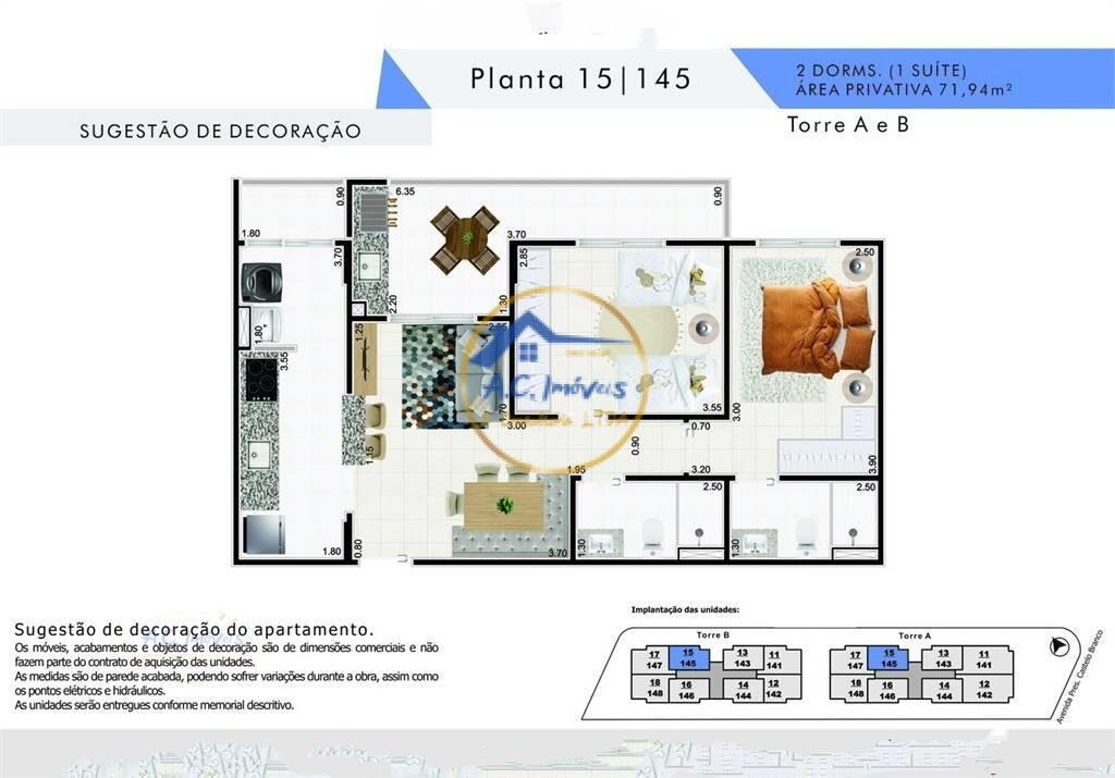 Apartamento à venda com 2 quartos, 1 suíte, 1 vaga e 72m² no Jardim Imperador, Praia Grande (SP) — foto 7 de 30
