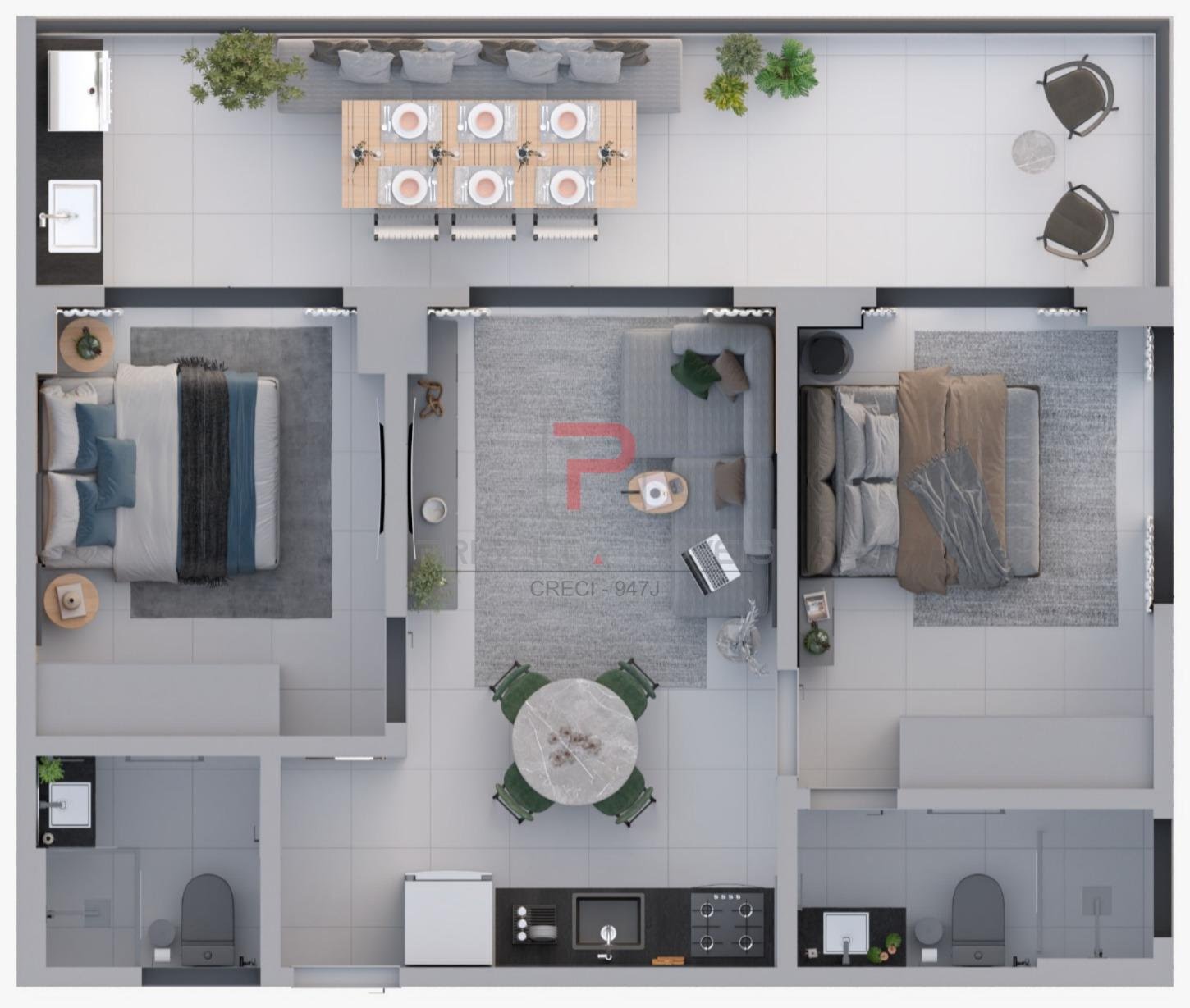 Apartamento à venda com 1 quarto, 1 banheiro e 43m² no Cabo Branco, João Pessoa (PB) — foto 16 de 16