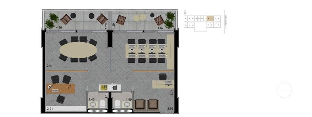 Planta 04 - 72m² - junção