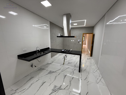 Ilha com cooktop e coifa