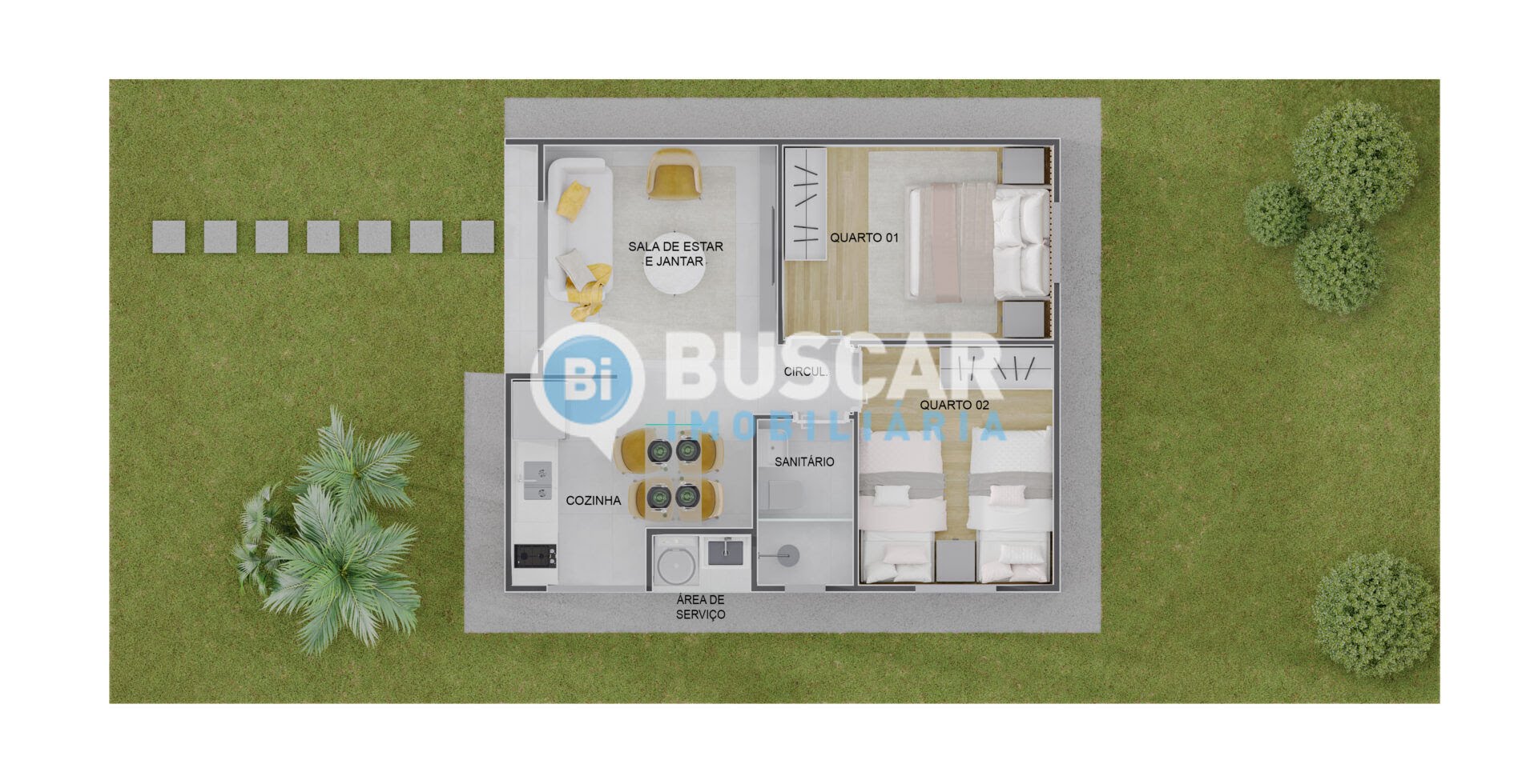 Casa à venda com 2 quartos, 1 banheiro, 2 vagas e 120m² no Sim, Feira de Santana (BA) — foto 2 de 6
