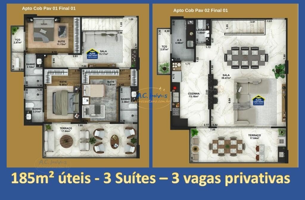 Apartamento à venda com 2 quartos, 1 suíte, 2 vagas e 82m² no Guilhermina, Praia Grande (SP) — foto 7 de 20