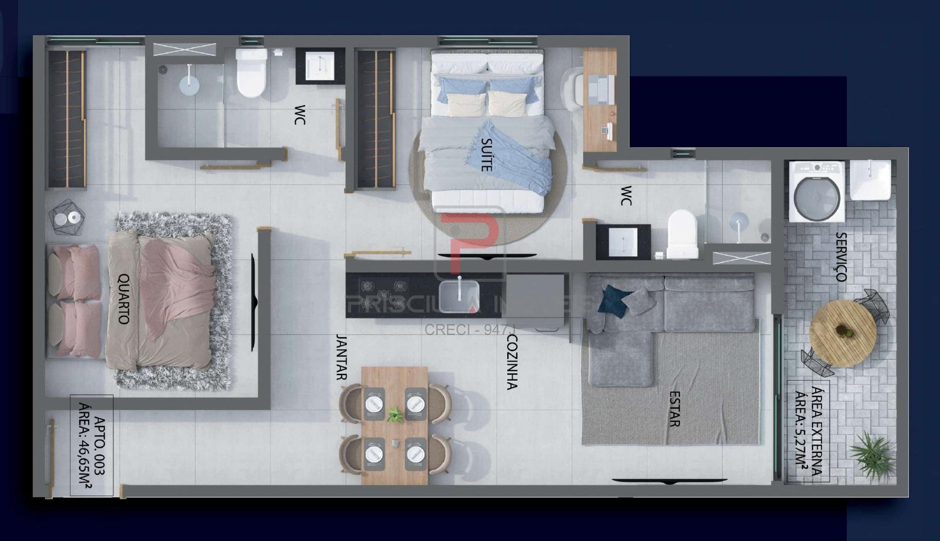 Apartamento à venda com 2 quartos, 1 suíte, 1 vaga e 65m² no Estados, João Pessoa (PB) — foto 10 de 18