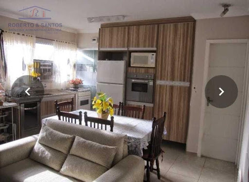 sala com a cozinha